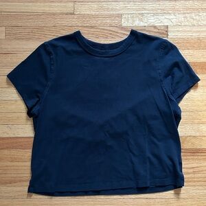 Classic fit cotton blend T